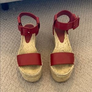 Vince Platform Espadrille Wedges
